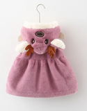 Manteau à capuche et son sac - Violet