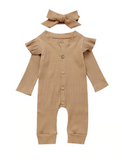 Combinaison et ruban - Beige